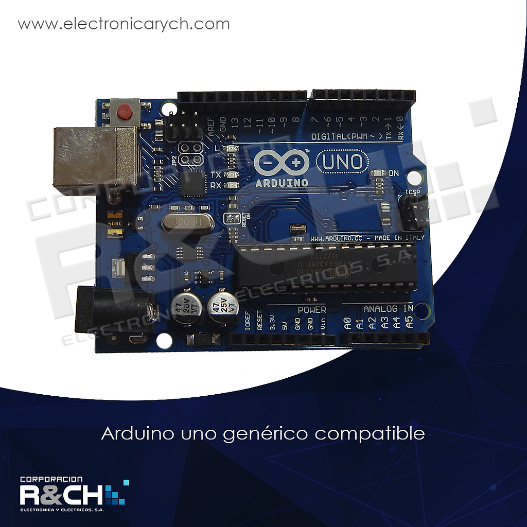 A000066G Arduino uno genérico compatible | Electronica R&CH